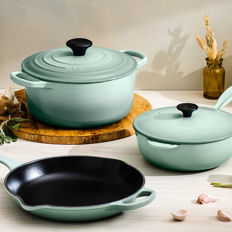 5-Piece Enamelled Cast Iron Cookware Set